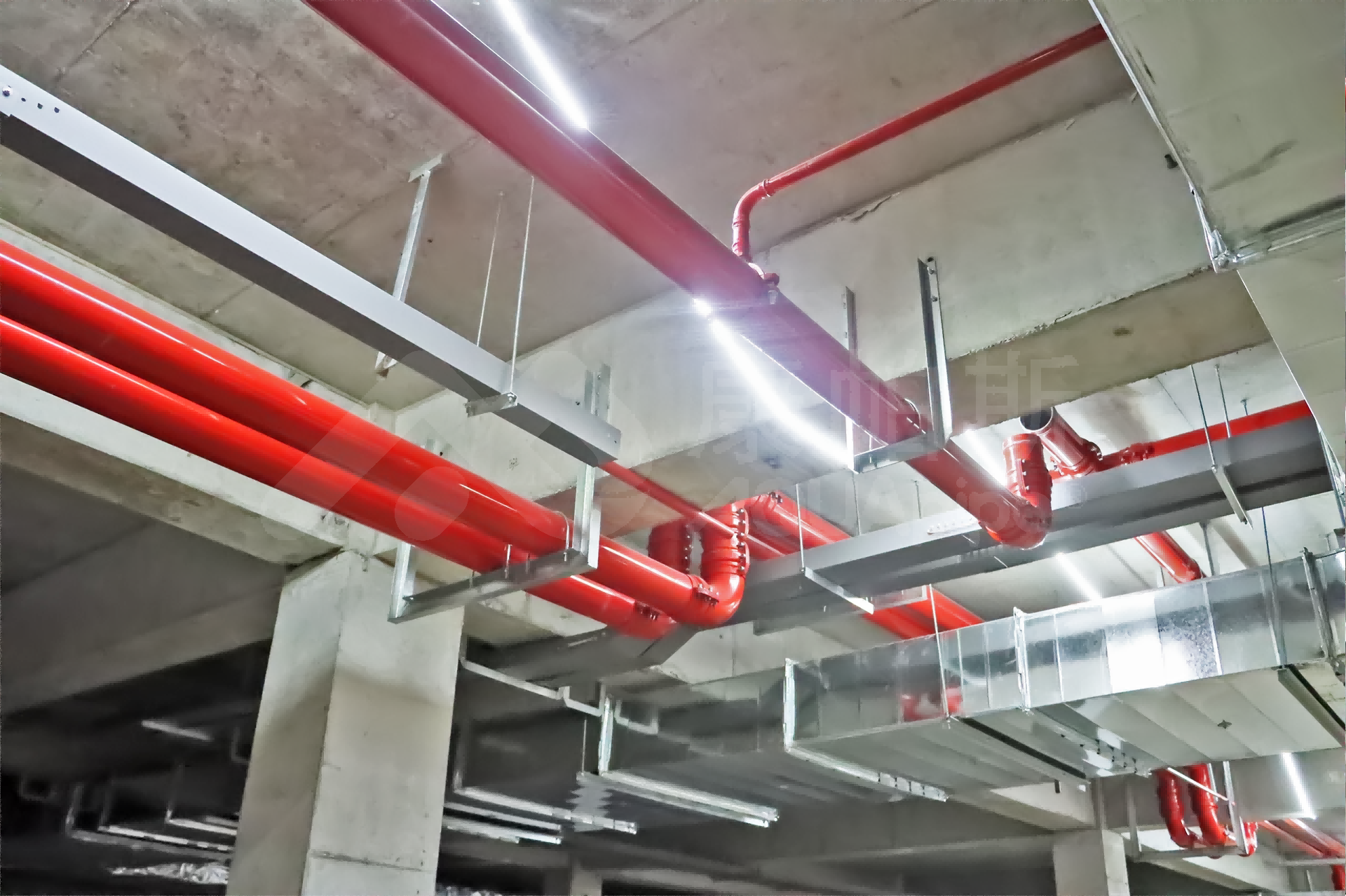 卡压式消防管道项目案例_6008集团